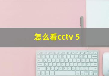 怎么看cctv 5